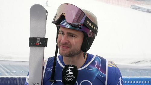 Retiring Greek skier Ginnis 'flooded with emotions' after signing off with unusual ceremonial run