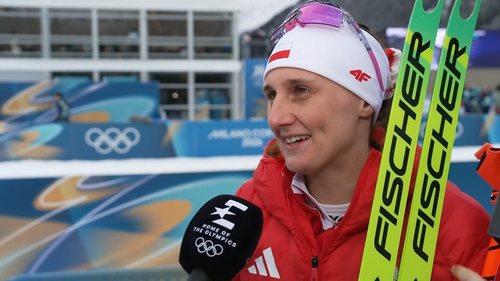 Joanna Jakiela po 6. miejscu w sztafecie kobiet w biathlonie na ZIO 2026