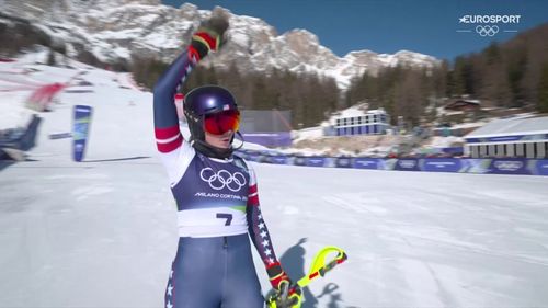Shiffrin concentrata: la prima manche dello slalom è un assolo, riguardala