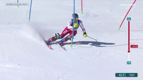 Sawicka w 1. przejeździe slalomu na IO Mediolan - Cortina 2026