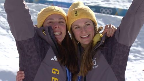 "Schau was da abfällt": Gimmler/Rydzek bekommen ihr Bronze