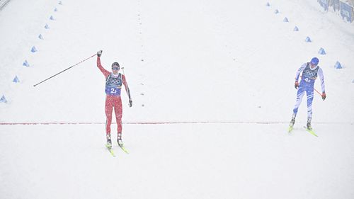 Watch: 'Right on the line!' - Just centimetres in it as Oftebro seals remarkable gold for Norway