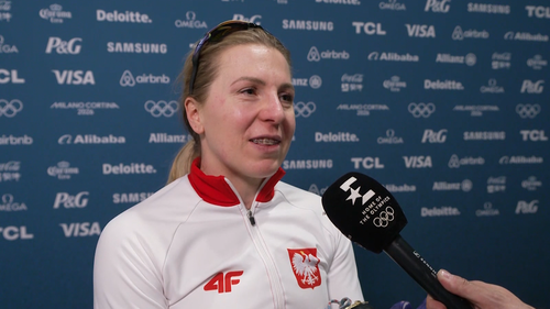 Natalia Czerwonka po biegu na 1500 m w łyżwiarstwie szybkim na ZIO 2026 - Mediolan - Cortina