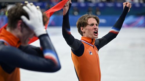 Un final de locura: Jens van 't Wout y Países Bajos son historia de la pista corta de Milano Cortina