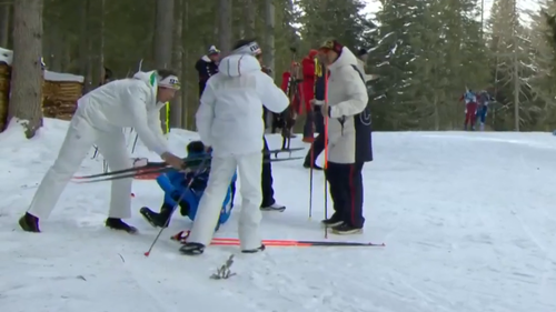 La pájara de los Juegos: Giacomel abandona por problemas de estómago cuando iba líder lanzado