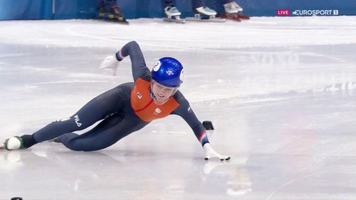 Nederlandse nachtmerrie op de 1.500 meter shorttrack - Velzeboer en Schulting vallen er beiden uit