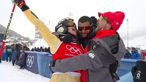 Watch wild celebrations as Maier wins sensational ski cross gold for Germany