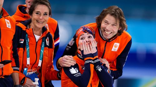 Watch: Rijpma-de Jong seals speedskating gold by just 0.06 seconds