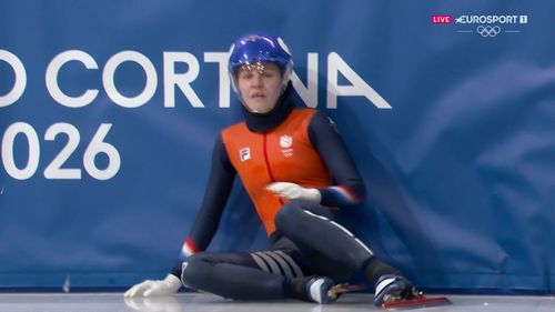 Dramatisch olympisch shorttracktoernooi eindigt voor Michelle Velzeboer in nieuwe valpartij