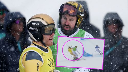 Watch: 'You cannot do that!' - Big clash mars ski cross semi-final