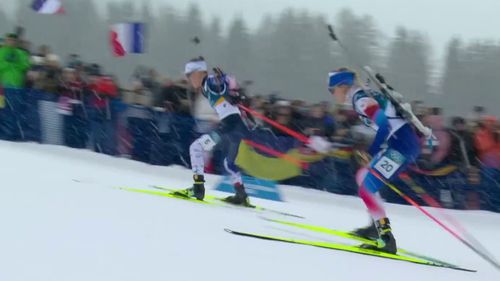 Krimi-Entscheidung in der Loipe! Michelon holt Massenstart-Gold