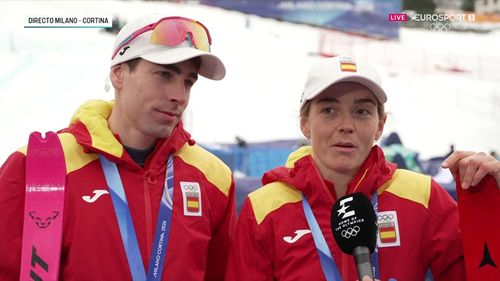 Ana Alonso y Oriol Cardona, en Eurosport: "Hemos hecho historia para nuestro deporte y para España"