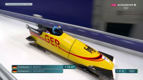 Nolte i Levi w 3. ślizgu dwójek kobiet w bobsleju na IO Mediolan - Cortina 2026