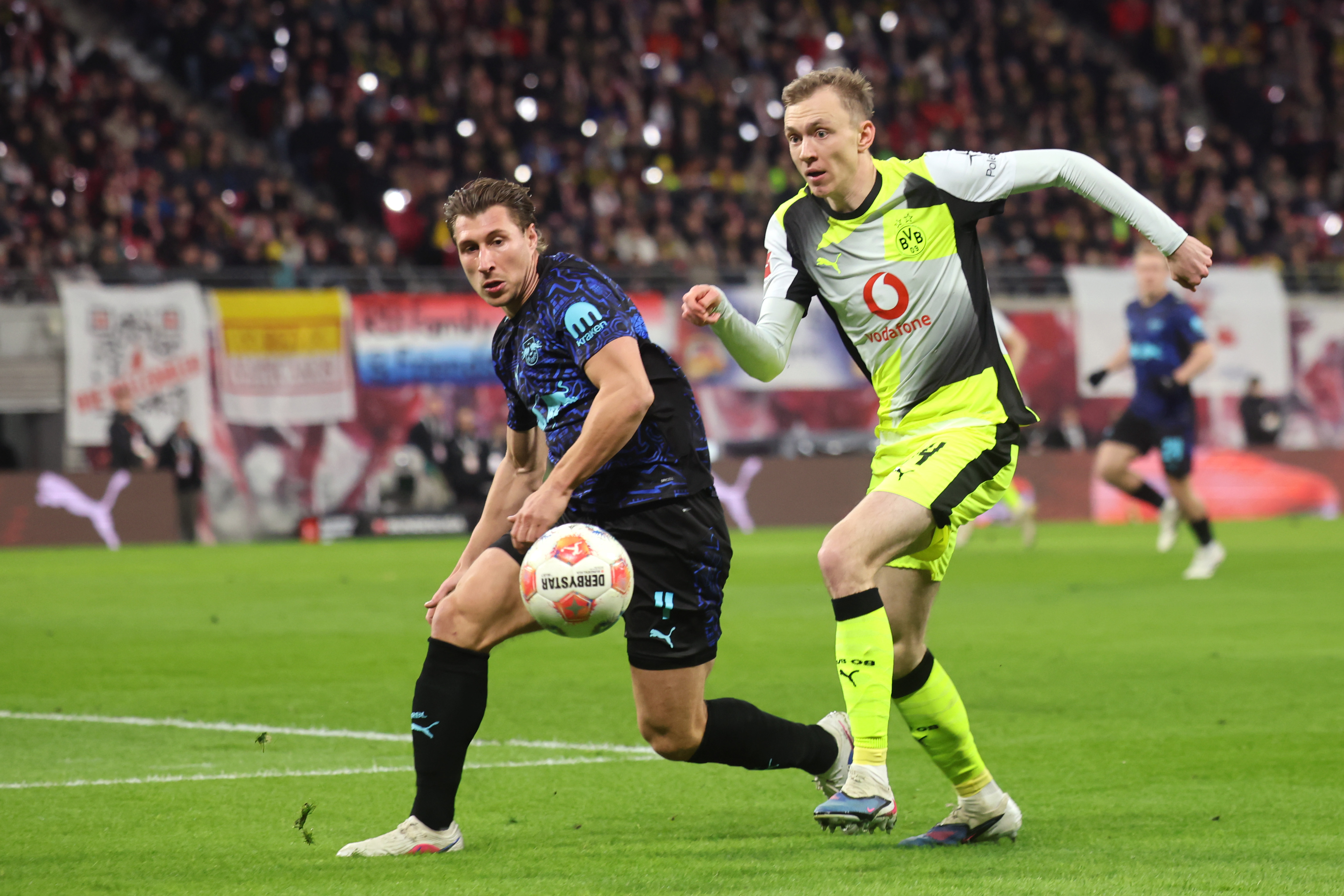 Borussia Dortmund erkämpfte sich spät das 2:2 gegen RB Leipzig.