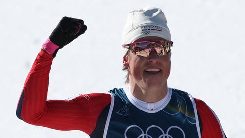 Watch: Klaebo wins fifth gold medal at Olympic Winter Games