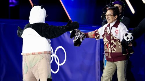 Jackie Chan surprises Shaidorov at figure skating gala with panda tribute