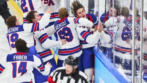 Jubilation as USA score overtime goal to beat rivals Canada and win gold