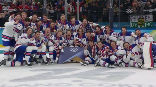 Erstmals nach 46 Jahren: Gold und Hymne für US-Eishockey-Team