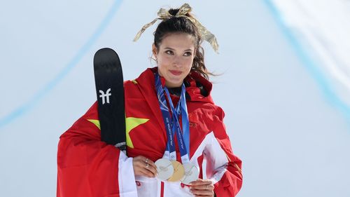 Eileen Gu roza la perfección en el halfpipe: Tercer oro olímpico y pleno de medallas