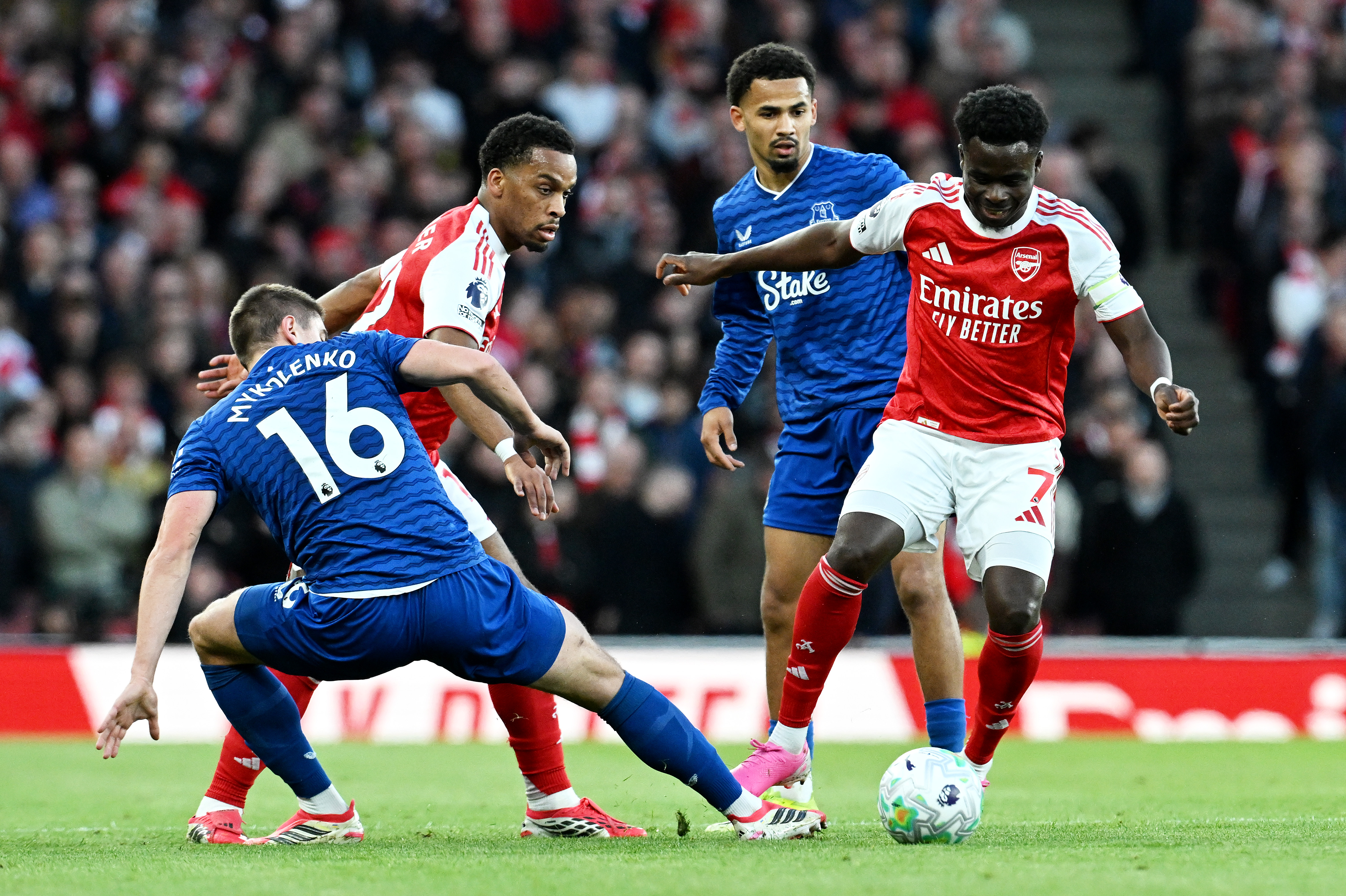 Arsenal 2-0 Everton result - Max Dowman makes history to send Arsenal 10  points clear of Manchester City at top of Premier League