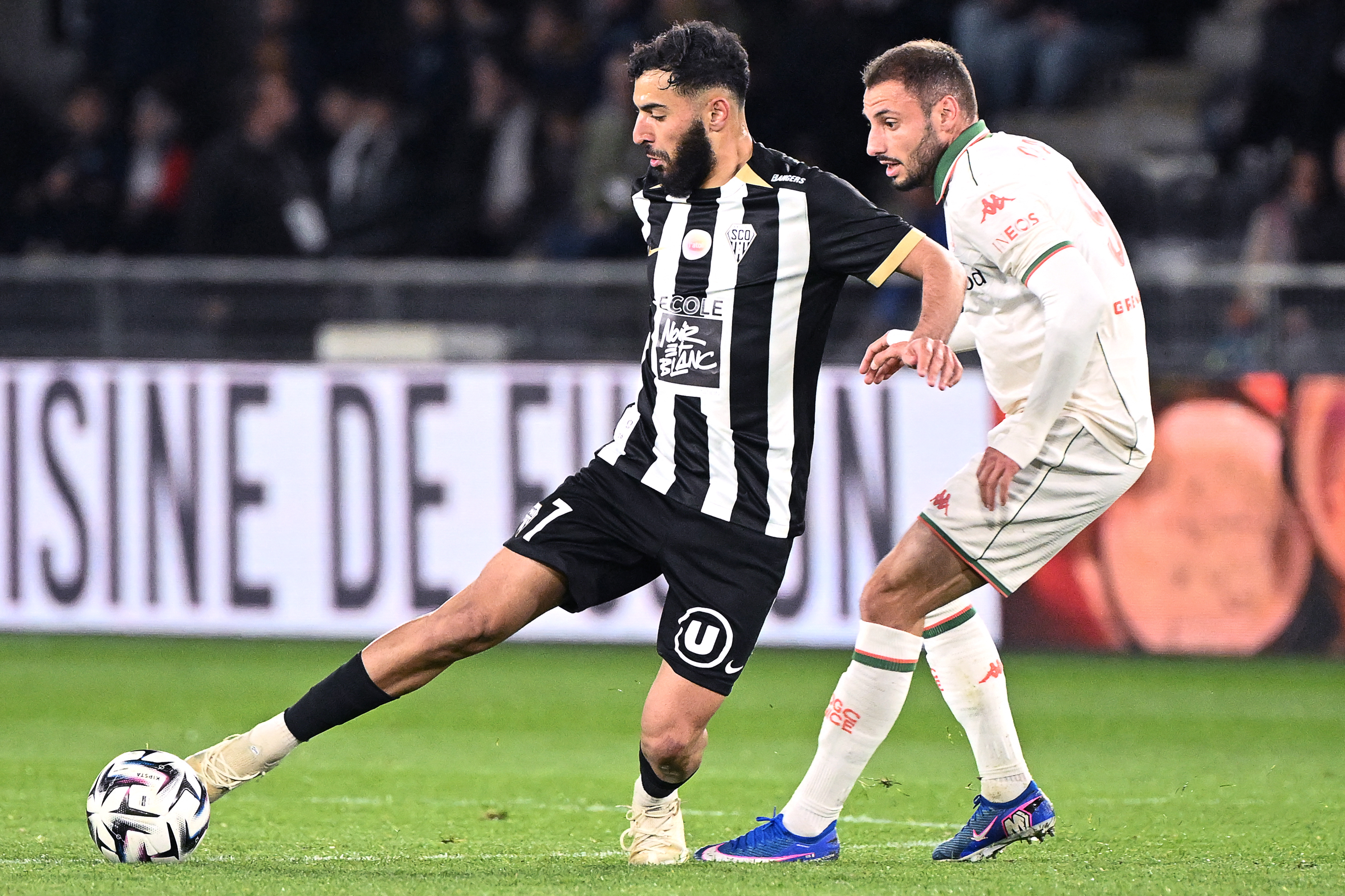 Action de jeu Angers contre Le Havre