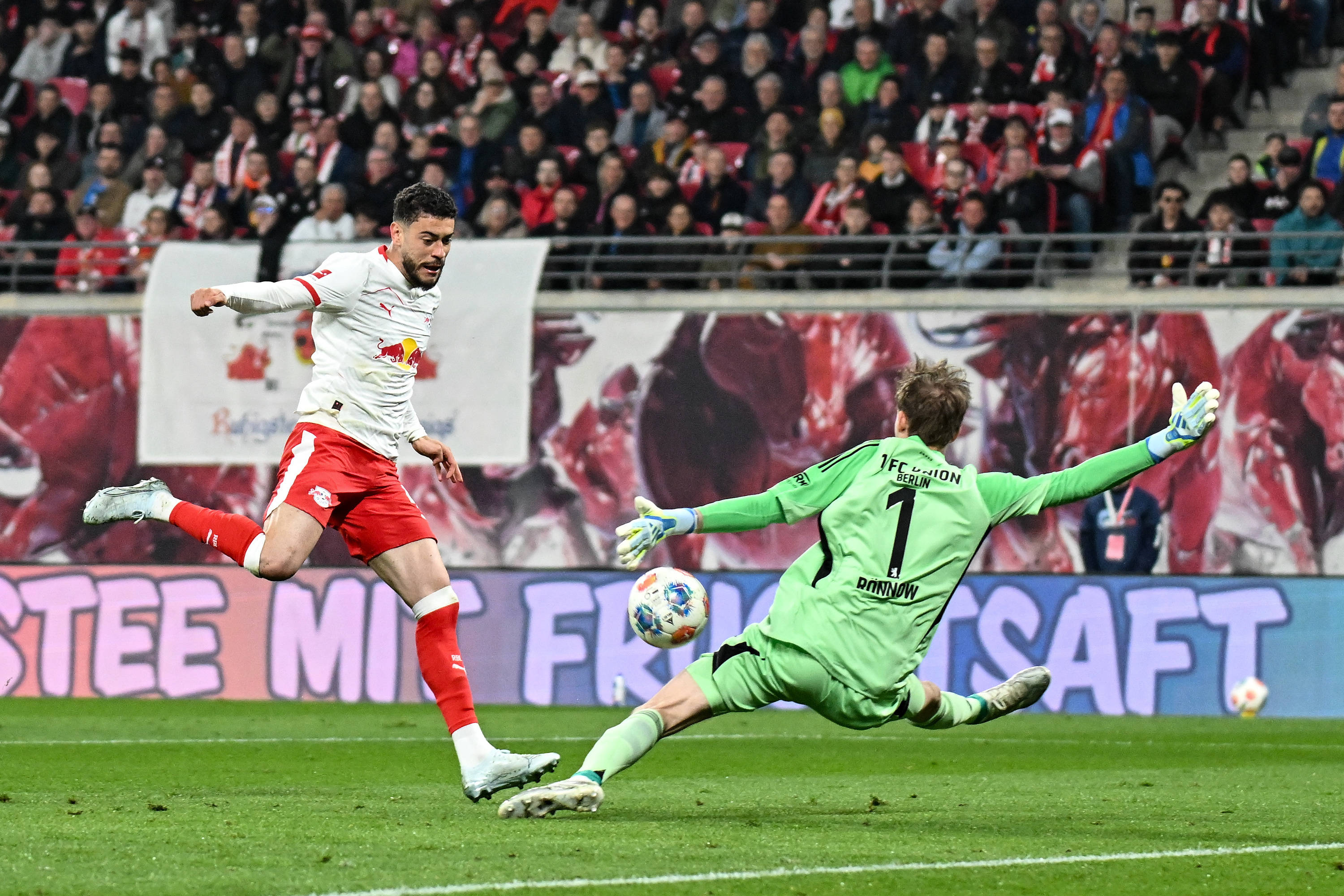 Spielszene Finkgräfe gegen Union Berlin