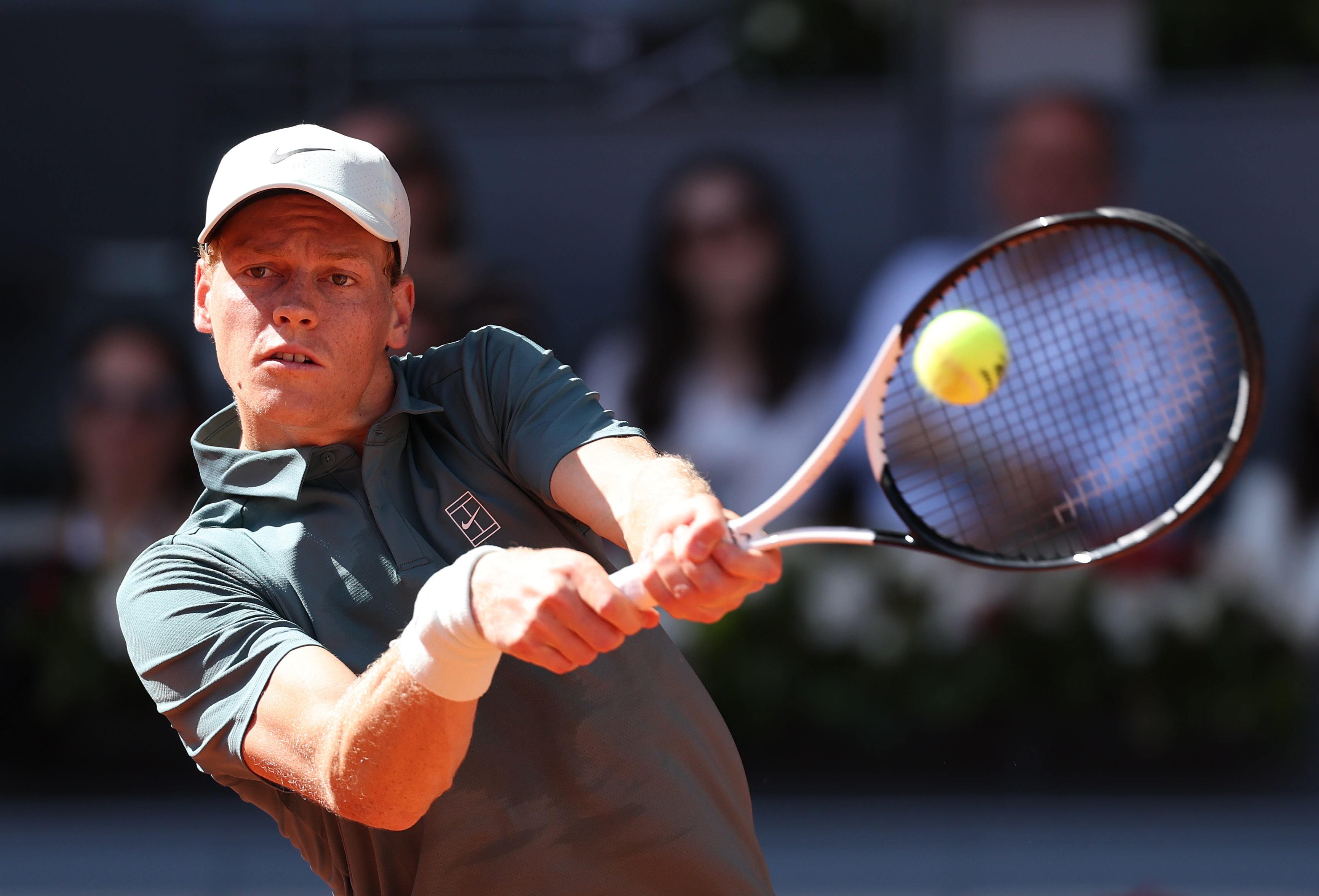 Jannik Sinner en su segundo partido en el Mutua Madrid Open 2026
