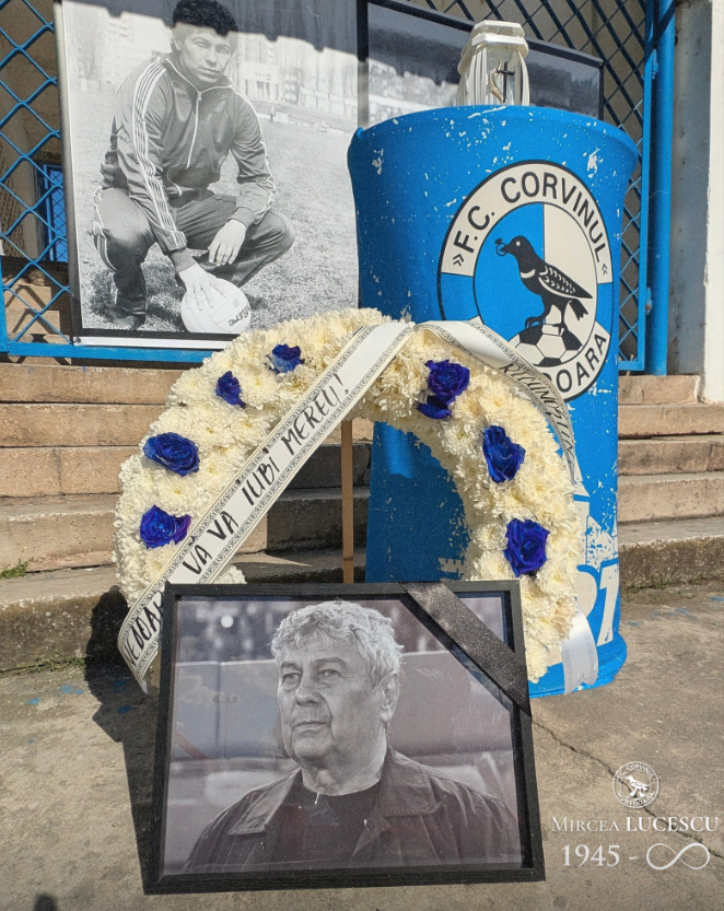 Mircea Lucescu a fost timp de 5 ani jucător și antrenor la Corvinul
