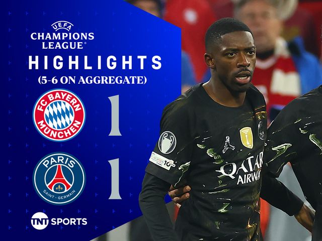 Bayern Munich 1-1 Paris Saint-Germain (PSG win 6-5 on aggregate