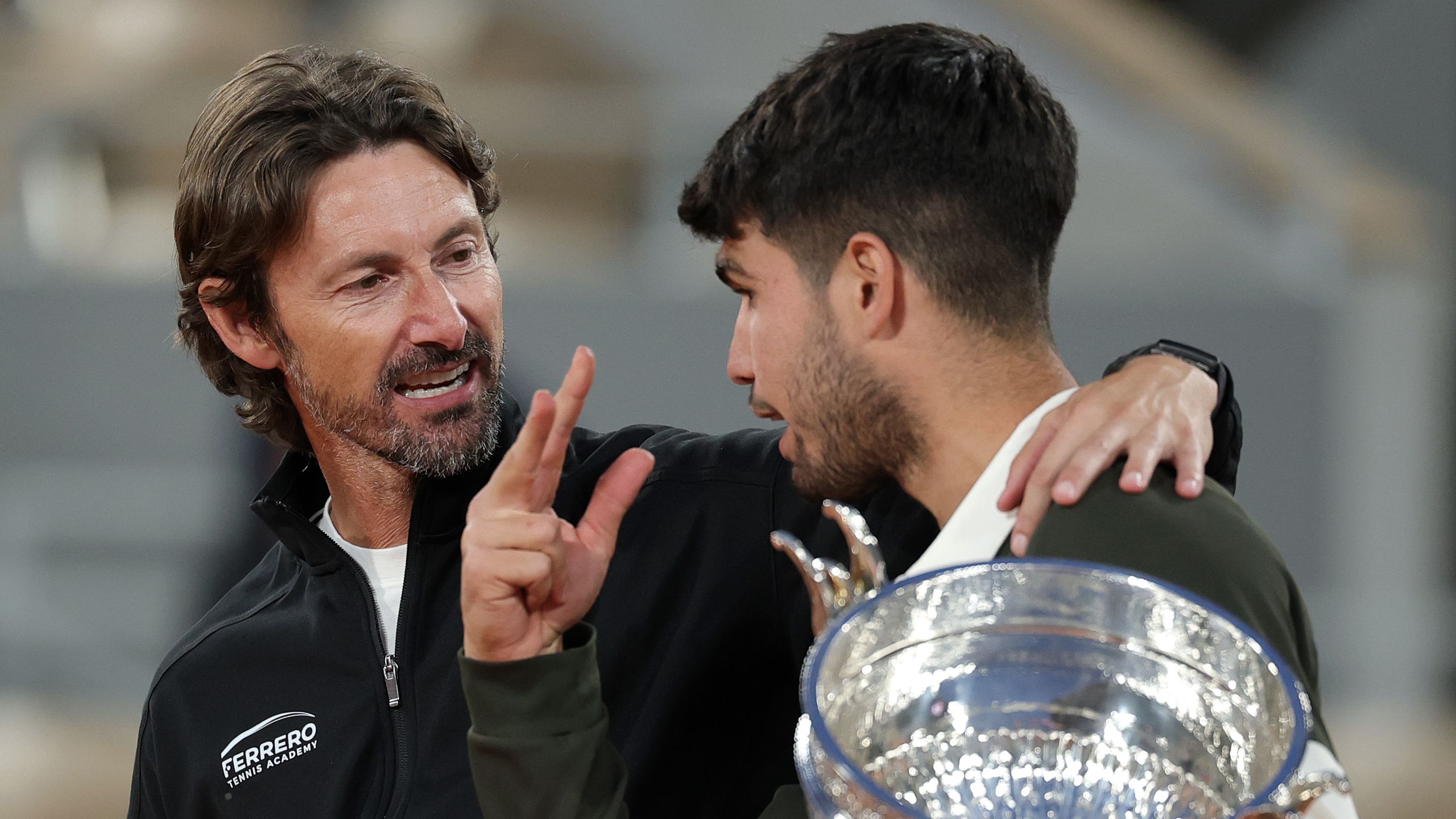 Juan Carlos Ferrero trainierte Carlos Alcaraz jahrelang