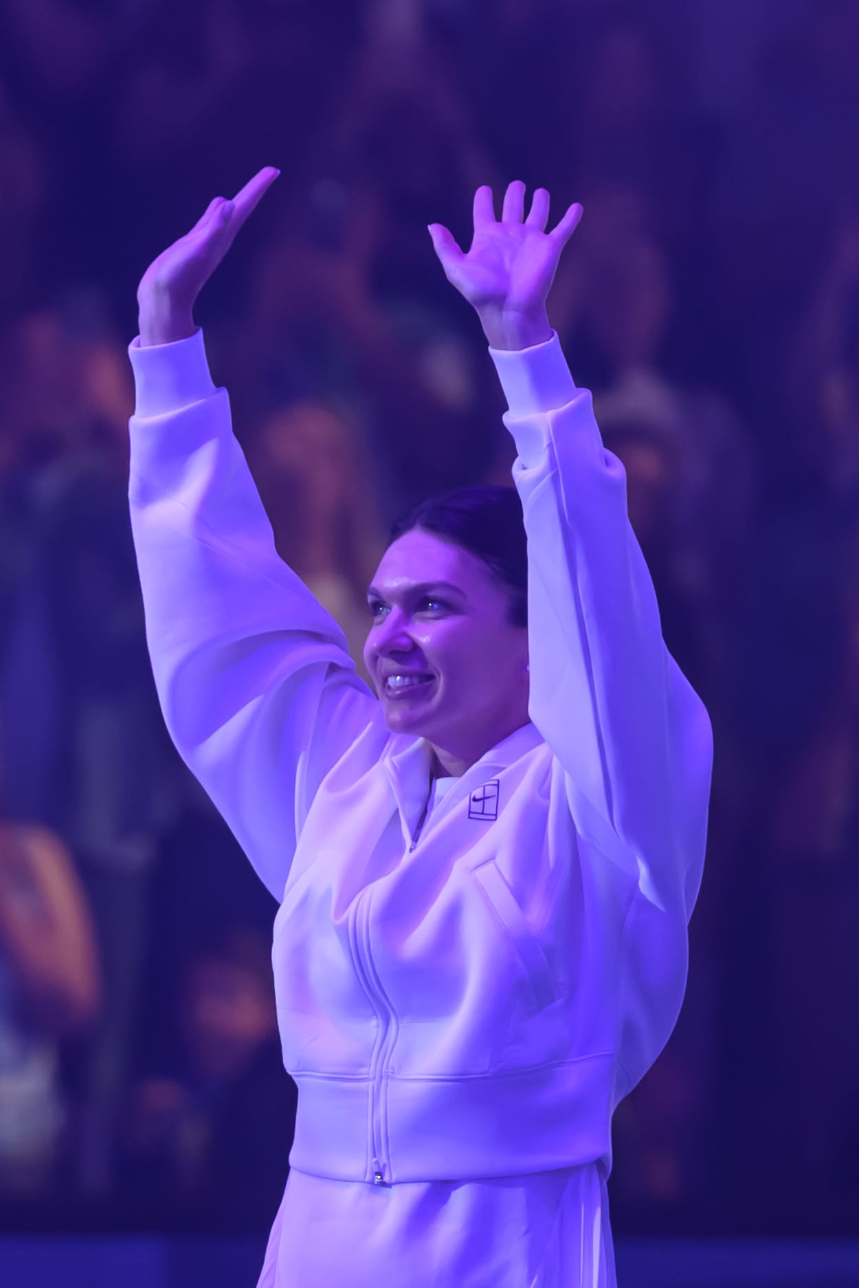 Simona Halep la meciul de retragere din cadrul Sports festival. Foto: Dan Andrei Panaitescu, DAP creative.sport.