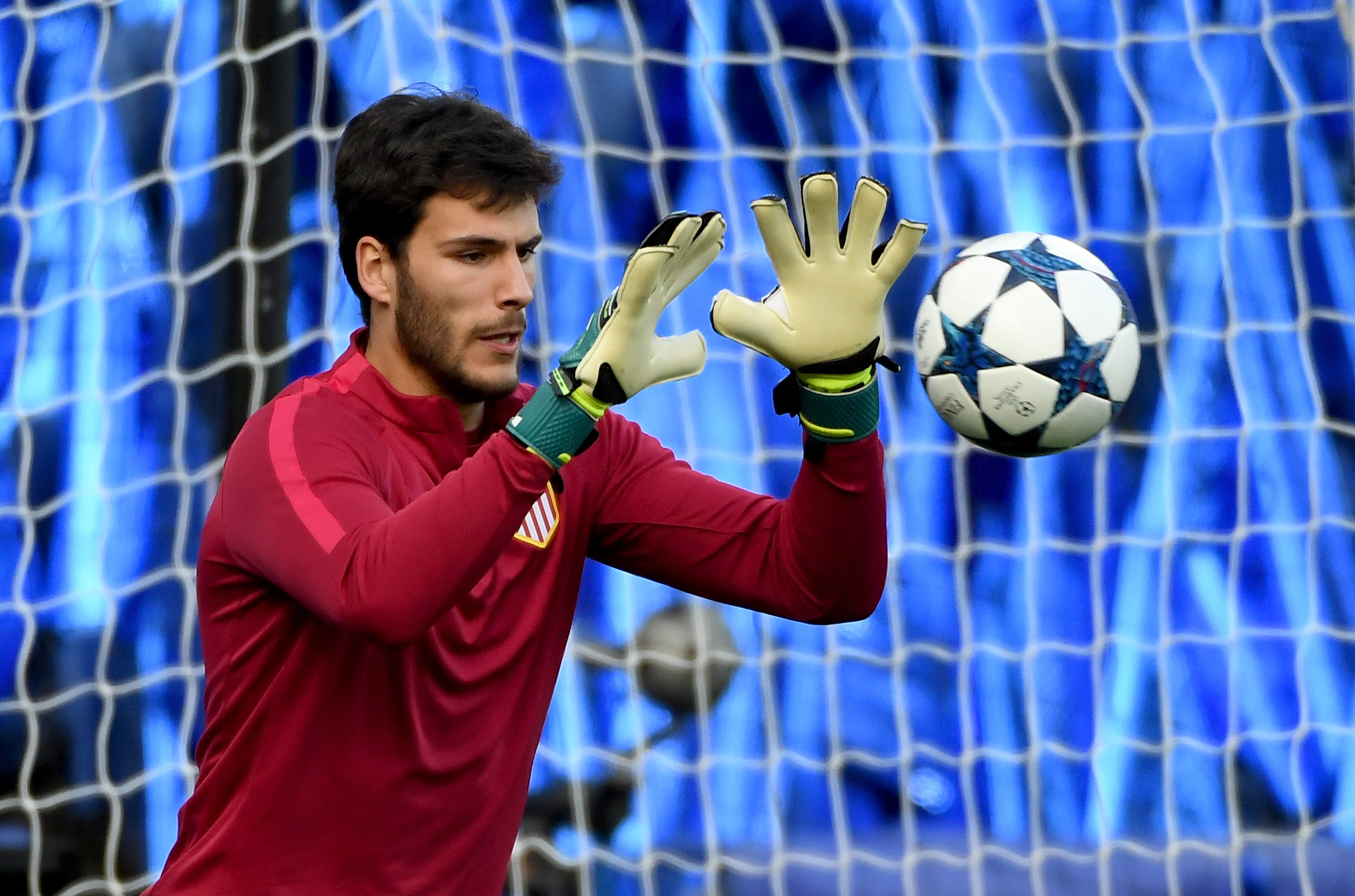 Andre Moreira la un antrenament al lui Atletico Madrid