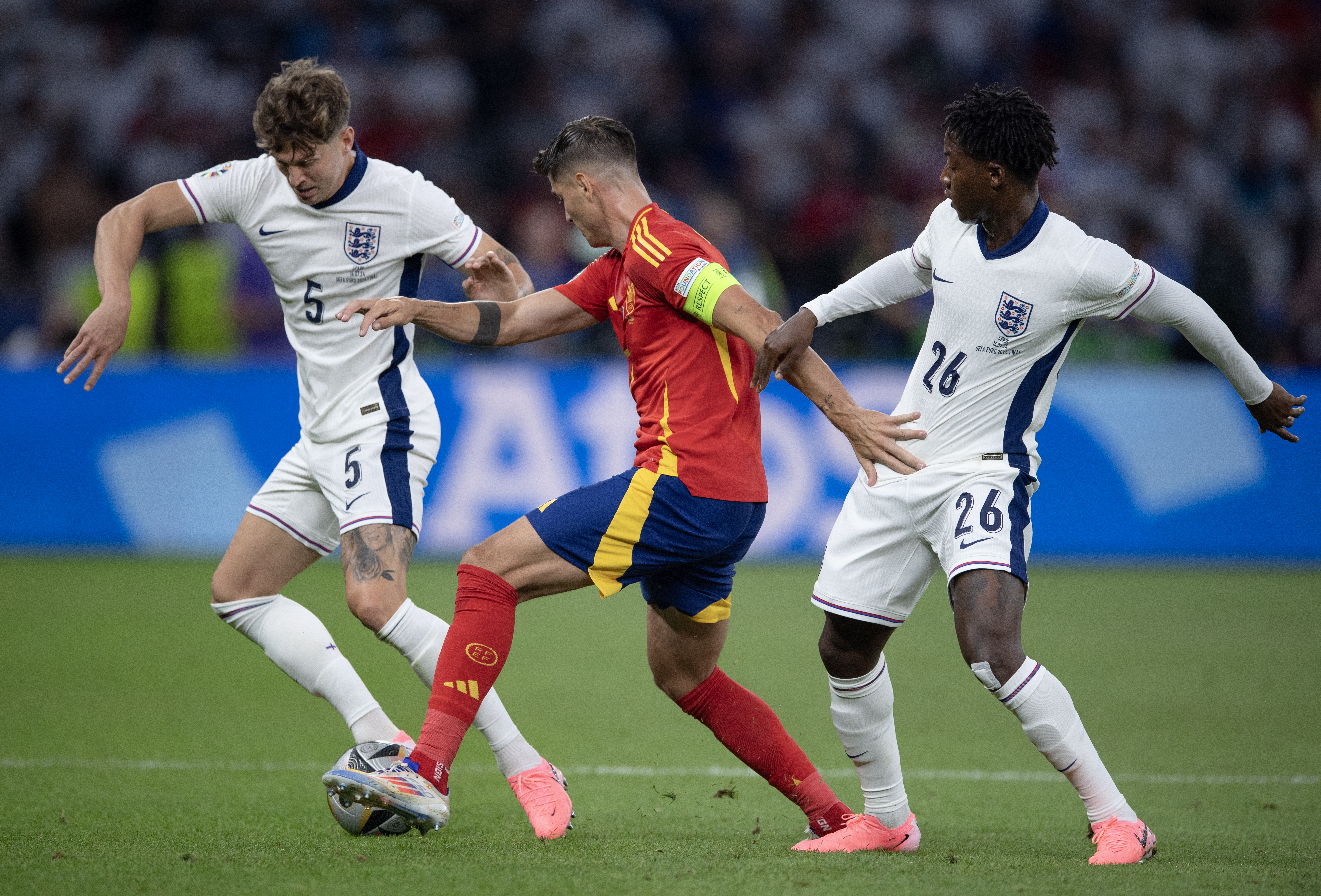 Im EM-Finale 2024 standen John Stones und Kobbie Mainoo zusammen in der Startelf