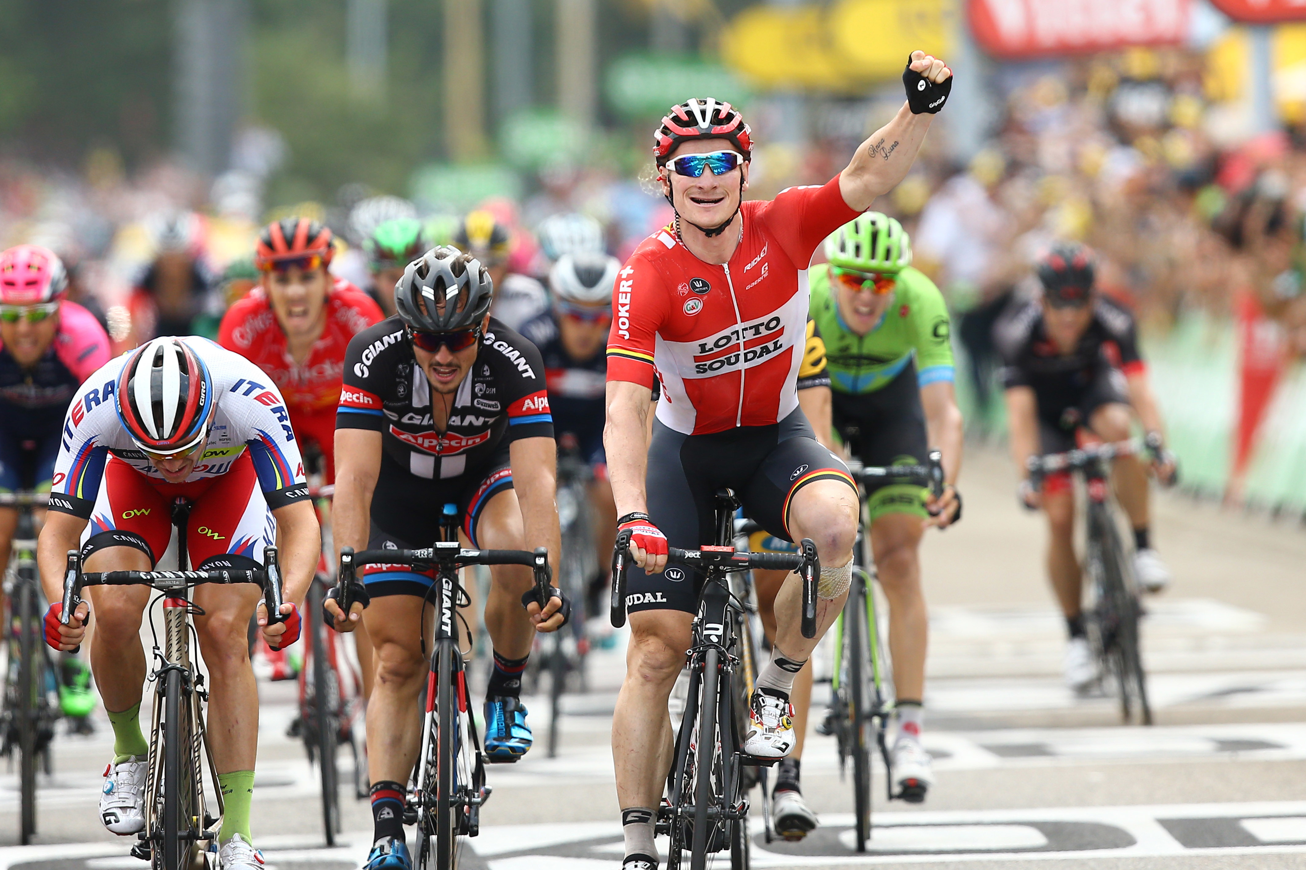 Tour de France 2015: Andre Greipel siegt vor John Degenkolb