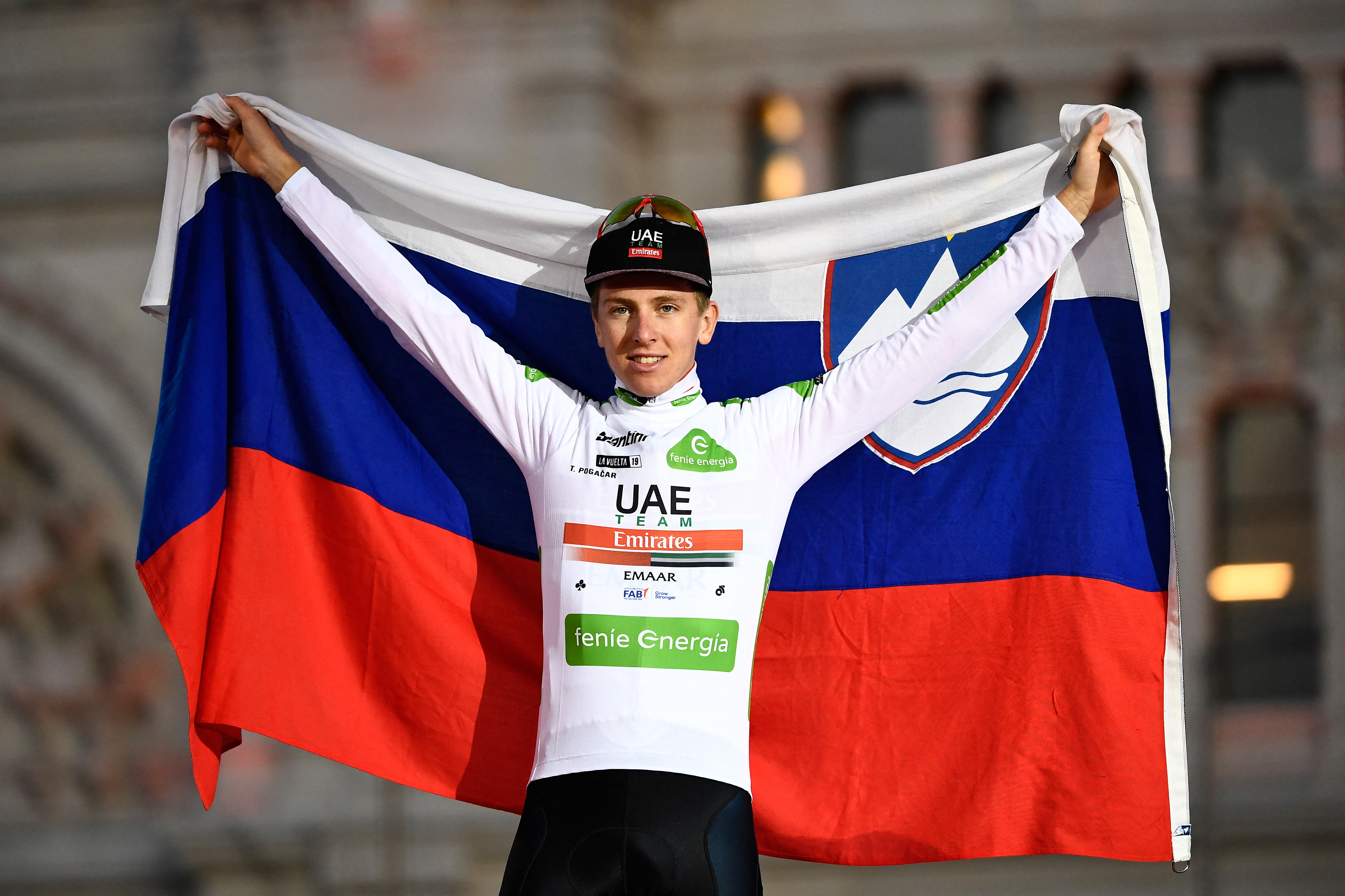 Pogacar was the best young rider at the Vuelta in 2019.