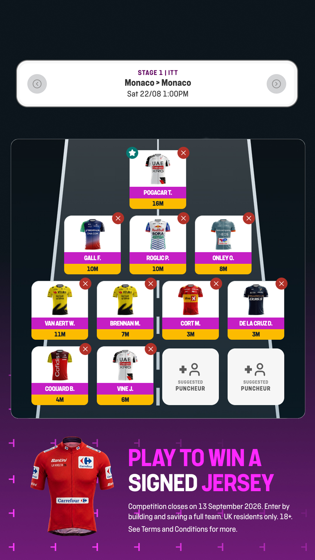 Enter the TNT Sports Cycling Challenge now