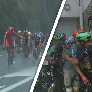 Pogacar a fost cel care a oprit plutonul în etapa a 3-a din Vuelta! Van Aert a povestit calvarul