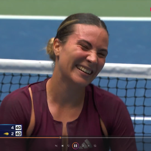 Gabriela Ruse a câștigat punctul meciului cu Jessica Pegula, în primul tur la US Open