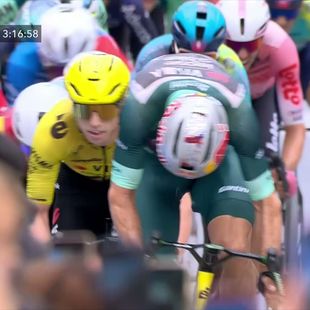 Brennan, hat-trick în Vuelta! A câștigat etapa a 11-a, după o lansare ca la carte a lui Van Aert