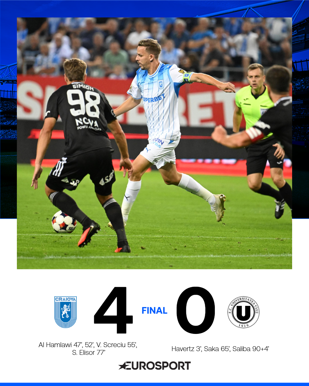 Universitatea Craiova - U Cluj.