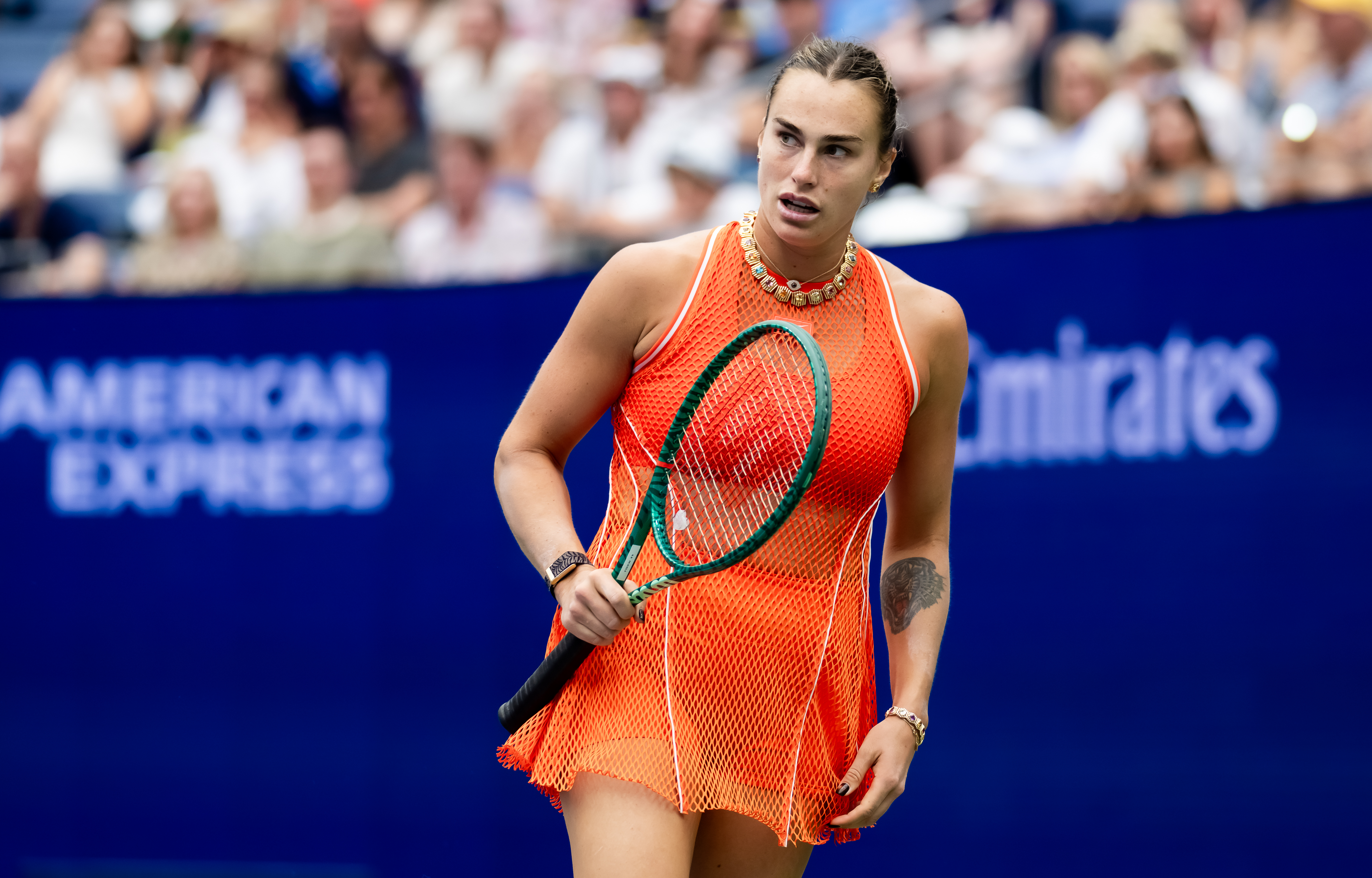 Photo: Eurosport US Open : Sabalenka et Tiafoe se Qualifient pour les Demi-Finales