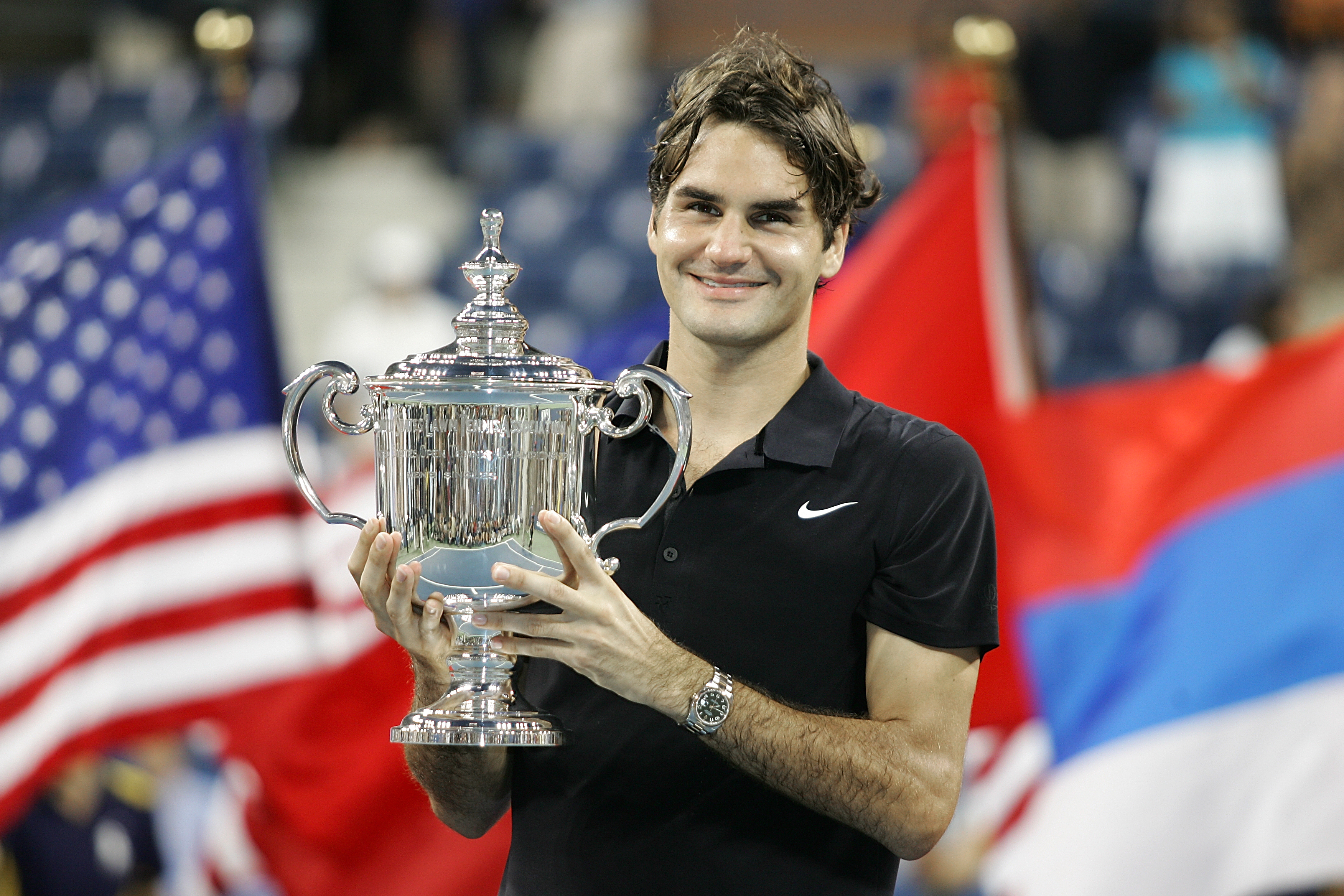 Roger Federer bei den US Open 2007