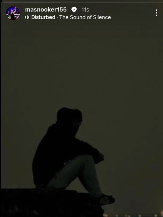 Mark Allen a postat o fotografie enigmatică pe contul său de Instagram.