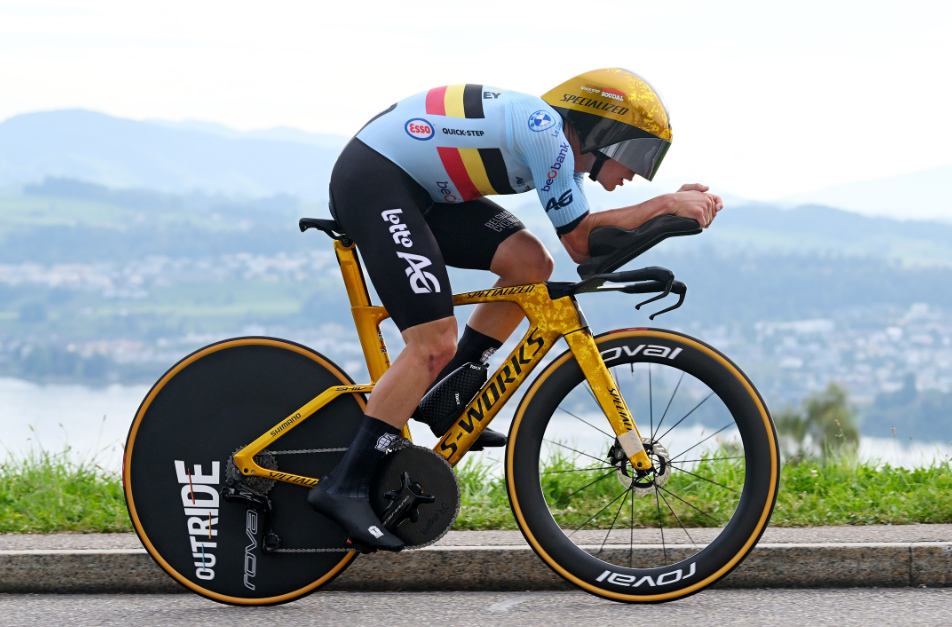 Remco Evenepoel a câştigat de 3 ori la rând proba de contratimp de la Mondial