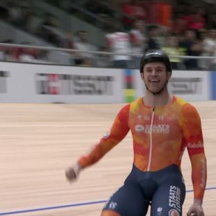 Lavreysen es invencible: Arrasa a Hoffman y suma su octavo título mundial consecutivo en esprint