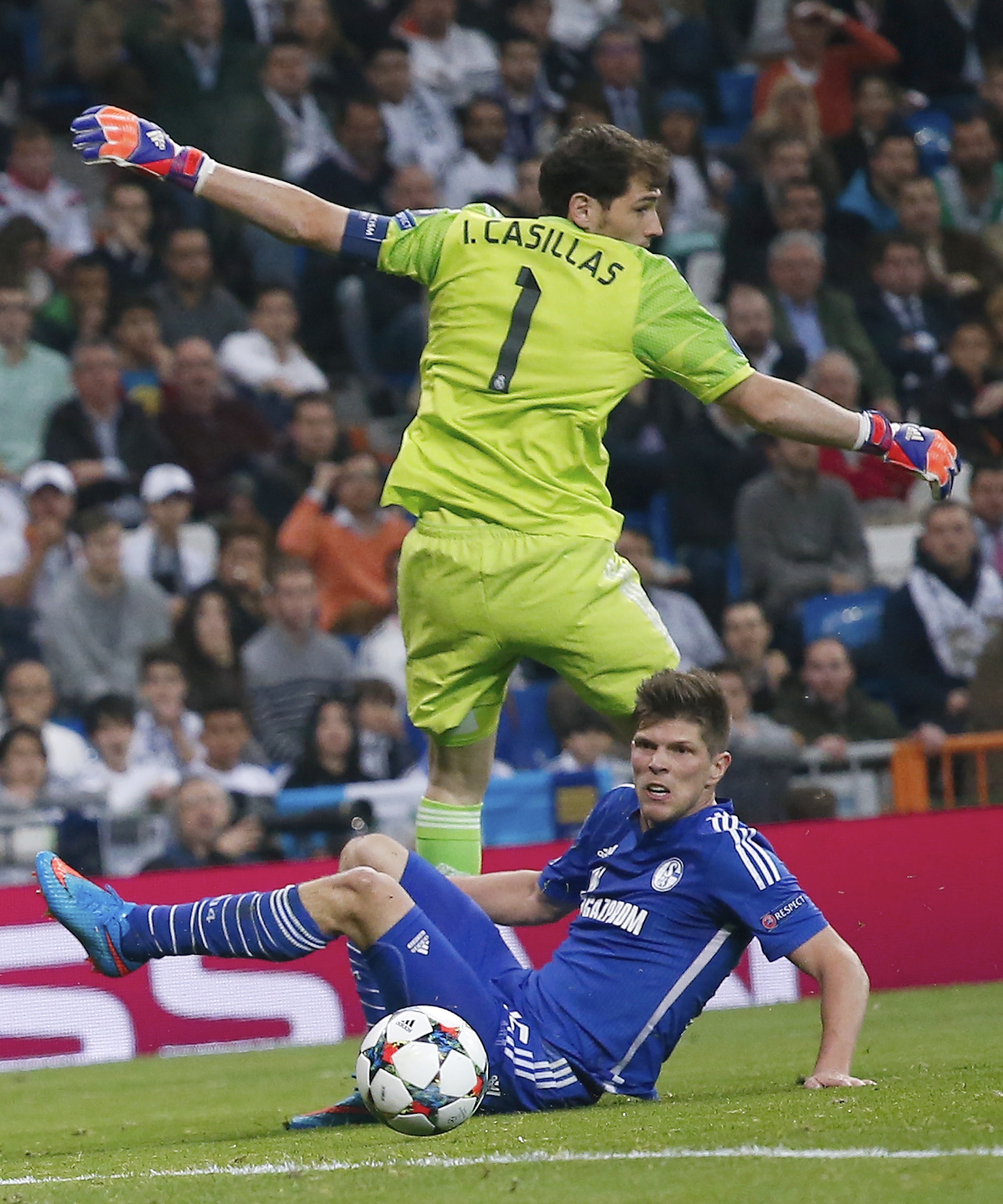 The Real Madrid goalkeeper endured another uncomfortable night.