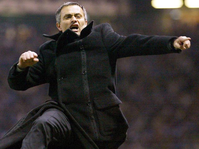 Jose Mourinho, Old Trafford, 2004.