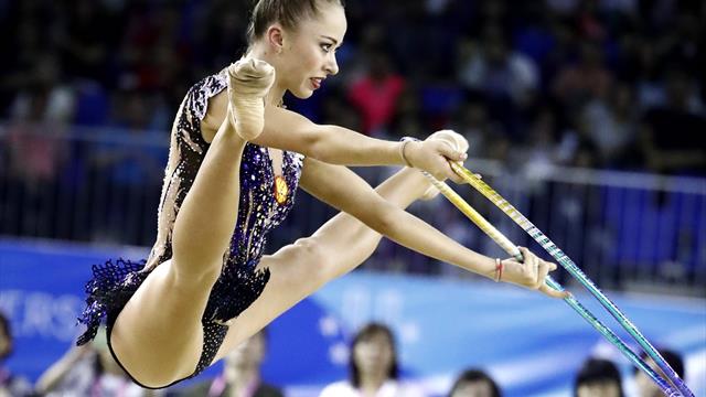 Taipei: supremacía de Rusia en las finales de gimnasia rítmica