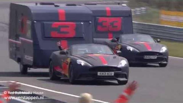 Daniel Ricciardo vs Max Verstappen: gara con roulotte al traino, distruggono tutto!